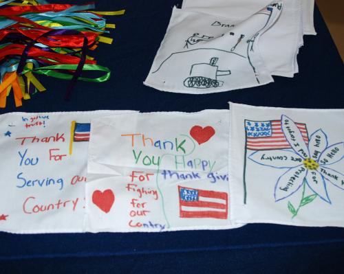 Kids Honor Veterans and Serving Soldiers 
