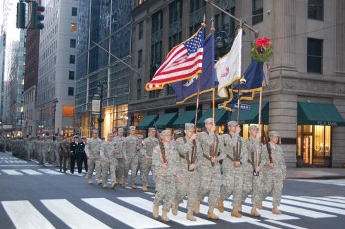 Fighting 69th Soldiers March in New York’s St. Patrick’s Day Parade