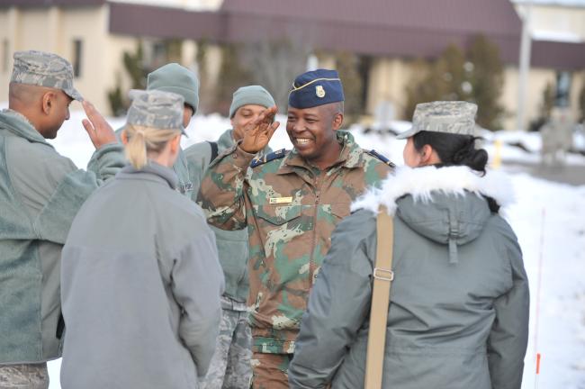South African Defense Attache Visits 106th Rescue Wing 