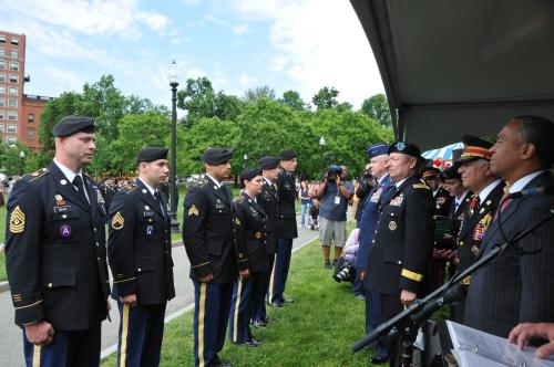 New York Army National Guardsman Honored by Massachusetts Governor and Chief of National Guard Bureau