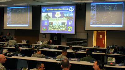 Virtual Flag computer wargame hones skills of 152nd Air Operations Group Airmen