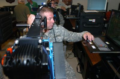 27th Brigade Soldiers Training with New .50 Caliber Machine Gun Simulator 