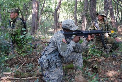 Army Scouts Walk Same Path: U.S., Japanese Discover that No Matter the Uniform, the Mission is the Same 