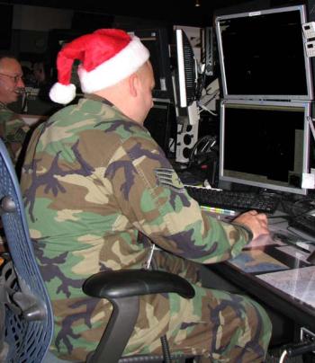 New York Guardsmen Lend Help to Track Santa’s Flight Path